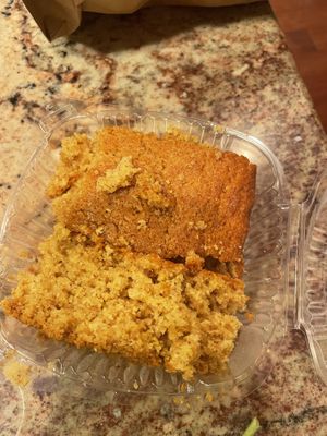 Cornbread- I already started lol sorry  at La Lus Cafe in Willingboro