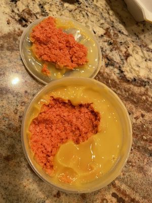 Banana strawberry shortcake pudding at La Lus Cafe in Willingboro