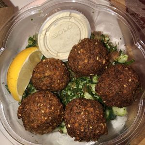 Falafel salad  at Taheni in Lindenhurst