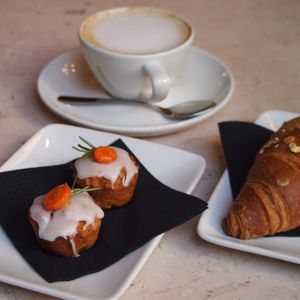 Vegan breakfast at Antico Caffè San Marco in Trieste