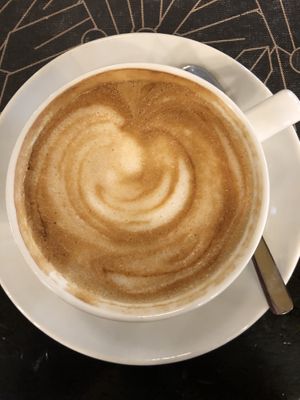 Soy cappuccino  at Antico Caffè San Marco in Trieste