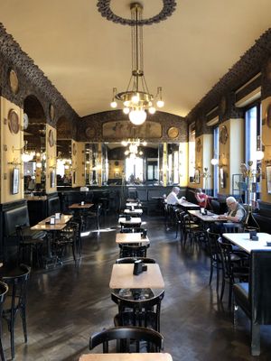 Inside  at Antico Caffè San Marco in Trieste