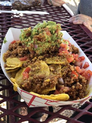 Nachos! Some of the best we’ve had at Moab Rainbowls in Moab