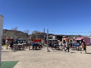 Food truck park  at Moab Rainbowls in Moab