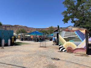 Food truck park  at Moab Rainbowls in Moab