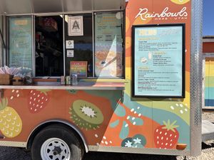 Food truck  at Moab Rainbowls in Moab