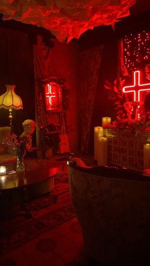 Bar at La Santoria in Madrid