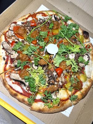 The mt. Diablo - vegan at Pizza My Heart - Evergreen in San Jose