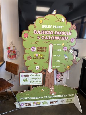 fundraiser with vegan donuts   at Barrio Donas in San Diego