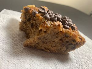 Vegan, No gluten 
Chocolate chip banana bread  at Her Cheesecakes in Massillon