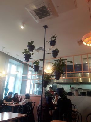 Interior at Peaches Gastro Girls in Warsaw