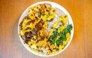 Vegan Breakfast Bowl at New World Kitchen in Des Moines