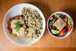 Greek Meal at New World Kitchen in Des Moines