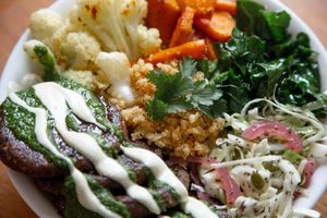 Chimichurri Power Bowl at New World Kitchen in Des Moines