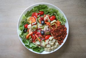 Antipasto Salad at New World Kitchen in Des Moines