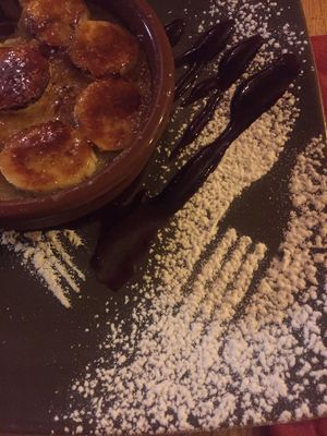 Best “crème “ brûlée ever! at Au Clair de Lune in Grenoble