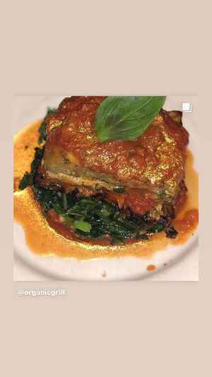 Veggie Lasagna  at The Organic Grill in New York City