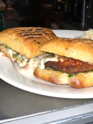 Eggplant Parm  at The Organic Grill in New York City