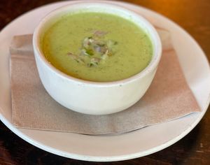 Chilled Cucumber Dill  Soup  at The Organic Grill in New York City