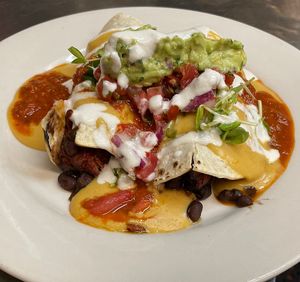 Jackfruit Enchiladas  at The Organic Grill in New York City