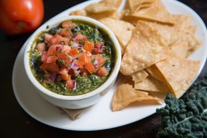 Cheese Spinach Dip  at The Organic Grill in New York City