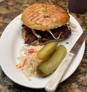 Jackfruit Sandwich  at The Organic Grill in New York City