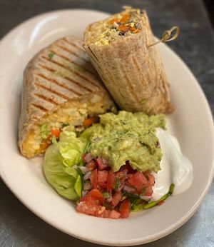 Monster Burrito  at The Organic Grill in New York City