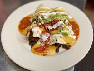 Jackfruit Enchiladas  at The Organic Grill in New York City