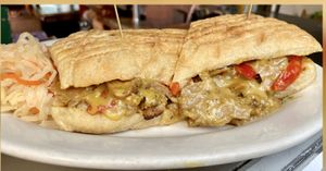 Philly Cheesesteak  at The Organic Grill in New York City