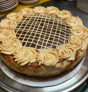 Peanut  Butter Chocolate  Cheesecake  at The Organic Grill in New York City