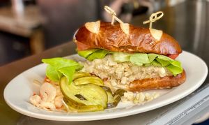 Lobster Roll Sandwich  at The Organic Grill in New York City