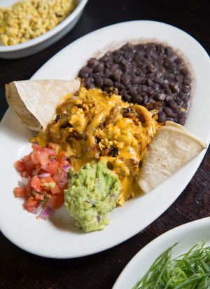 Breakfast  Rancheros  at The Organic Grill in New York City