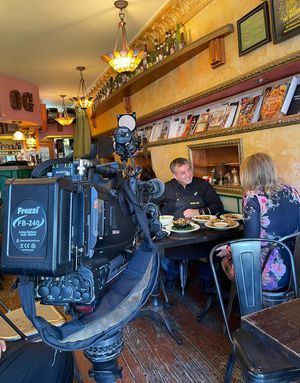 CBS interview about Vegan Thanksgiving & Hanukkah offerings at  The Organic Grill  at The Organic Grill in New York City
