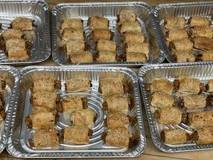 Not Piggy in a blanket  at The Organic Grill in New York City