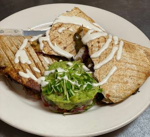 Quesadillas  at The Organic Grill in New York City