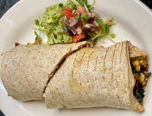 Monster Burrito  at The Organic Grill in New York City