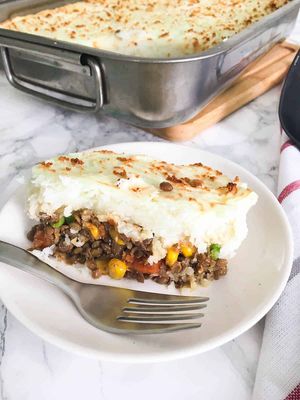 Shepherds Pie Tray. Can be pre ordered online  at The Organic Grill in New York City