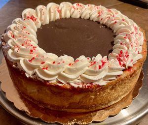 Gluten Free Peppermint Chocolate Cheesecake at The Organic Grill in New York City