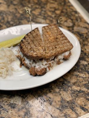 Original Reuben Sandwich  #Veganuary at The Organic Grill in New York City