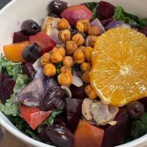 Beets & Oranges Salad  #Veganuary at The Organic Grill in New York City
