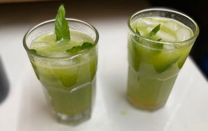 Basil Lemonade   at The Organic Grill in New York City