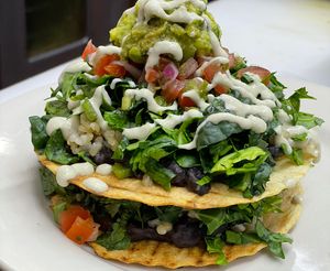 Tostada Salad   at The Organic Grill in New York City