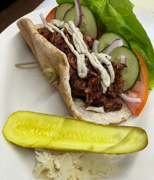 Jackfruit Gyro   at The Organic Grill in New York City