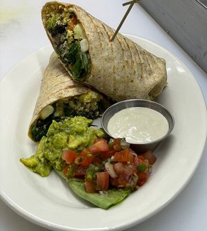 Monster Burrito   at The Organic Grill in New York City