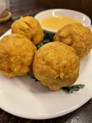 Mac & Cheese Bomb  at The Organic Grill in New York City