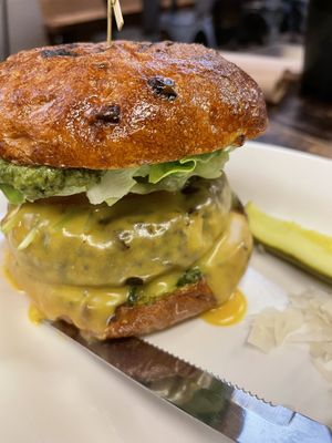 Burger!!!  at The Organic Grill in New York City