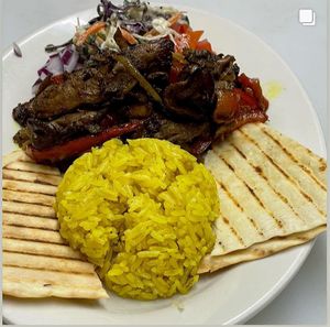 New! Shawarma Platter and Shawarma Wrap  can be served gluten free  now   at The Organic Grill in New York City