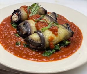 Eggplant Rolattini   at The Organic Grill in New York City