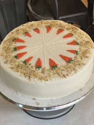 Carrot cake   at The Organic Grill in New York City