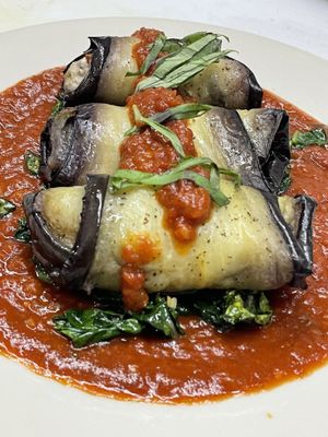 Eggplant Rollatini   at The Organic Grill in New York City